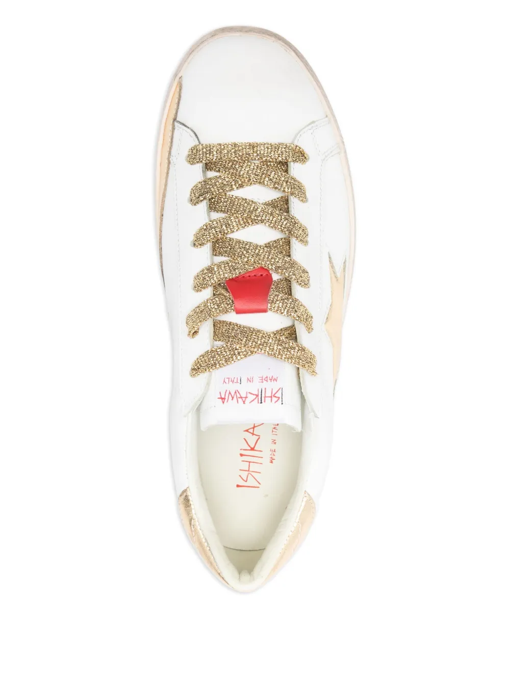 Ishikawa Leren sneakers Wit