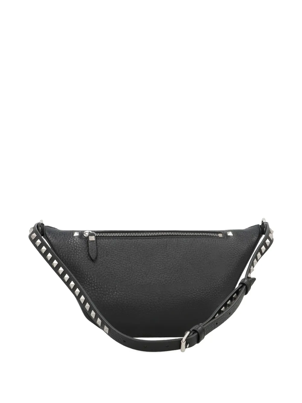 Valentino Garavani pebbled stud leather belt bag - Zwart