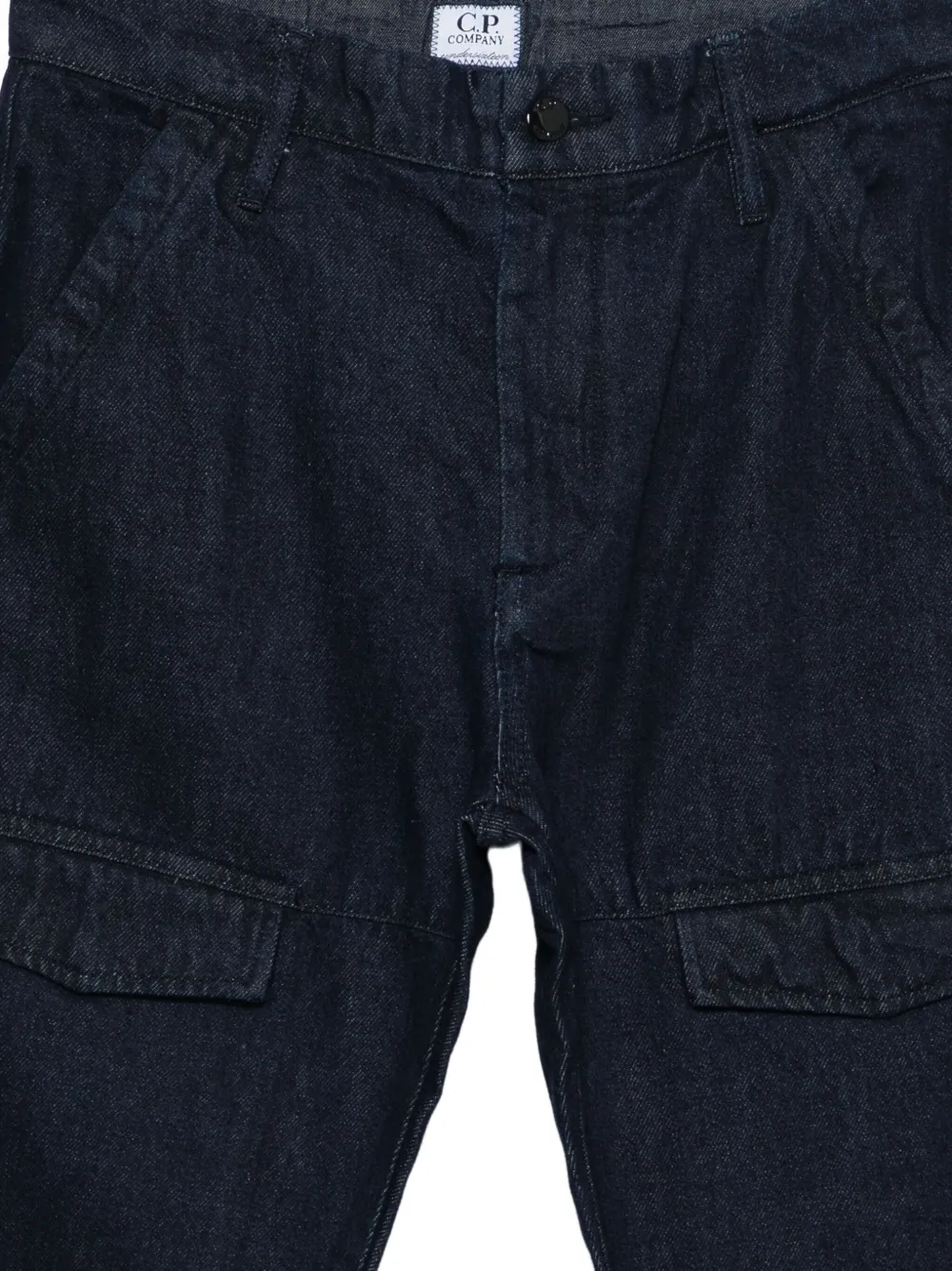 C.P. Company Kids Broek met knoopsluiting Blauw