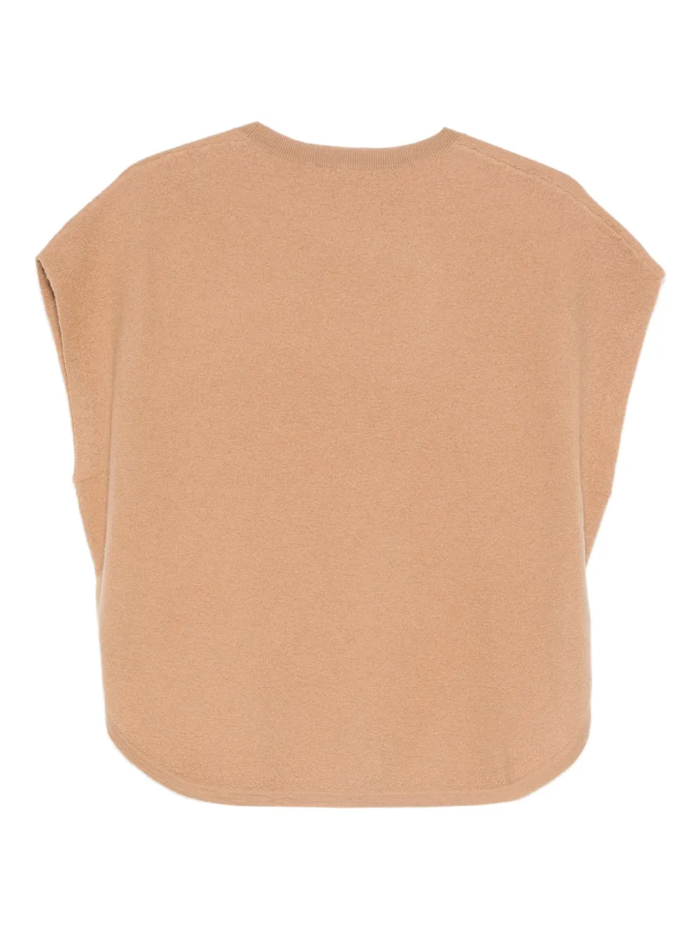 Semicouture Top met ronde hals Beige