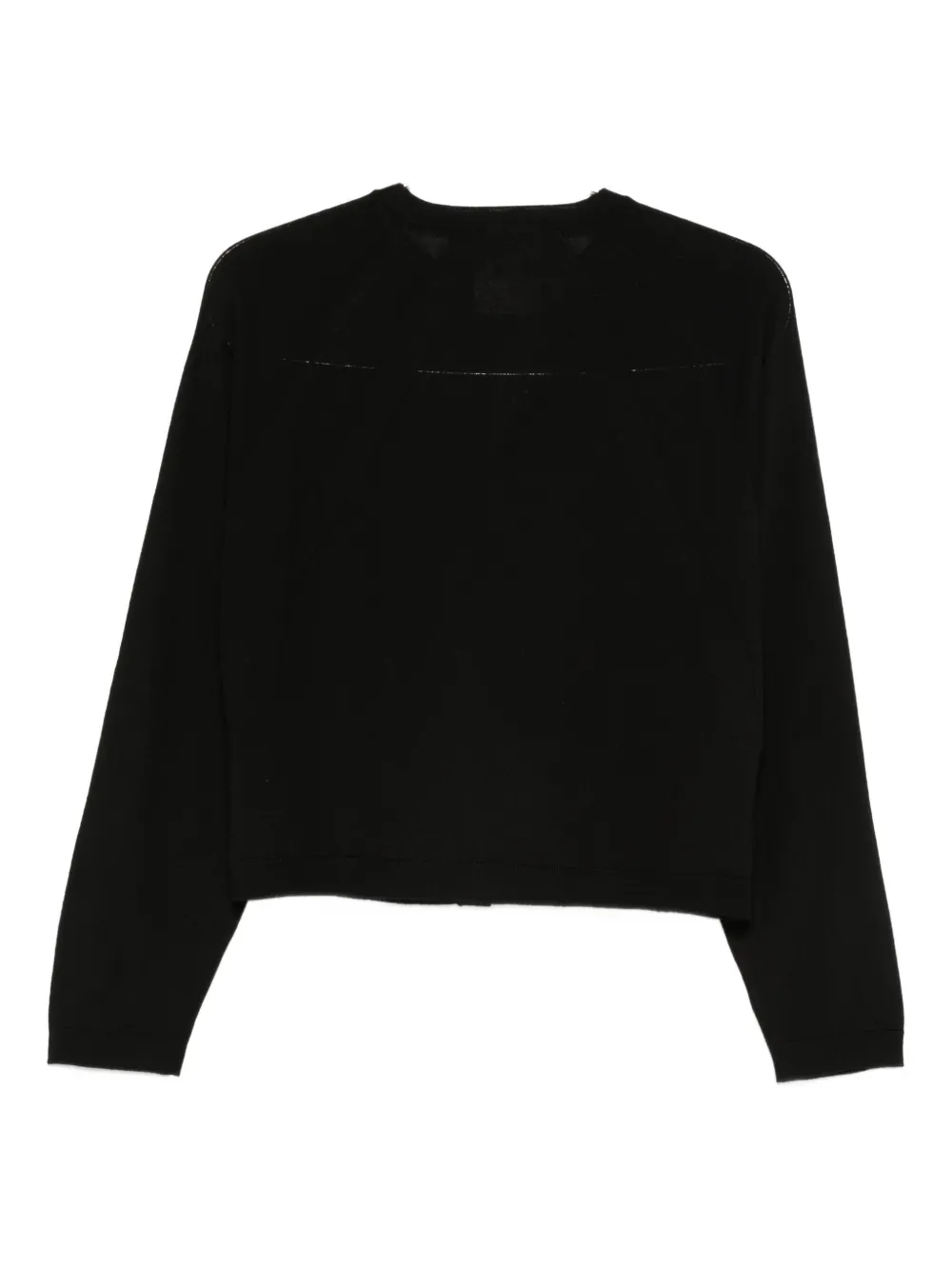 Semicouture Buttoned Cardigan In Black