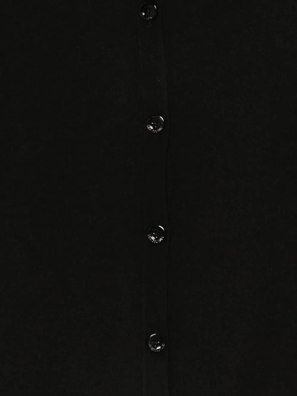 Semicouture Vest met knopen Zwart