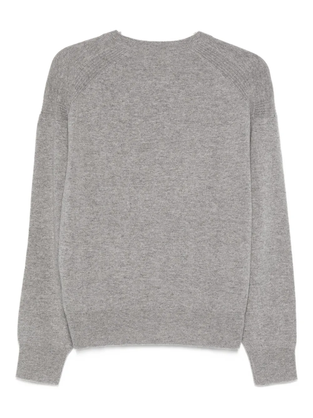 Semicouture V-neck Sweater In Gray