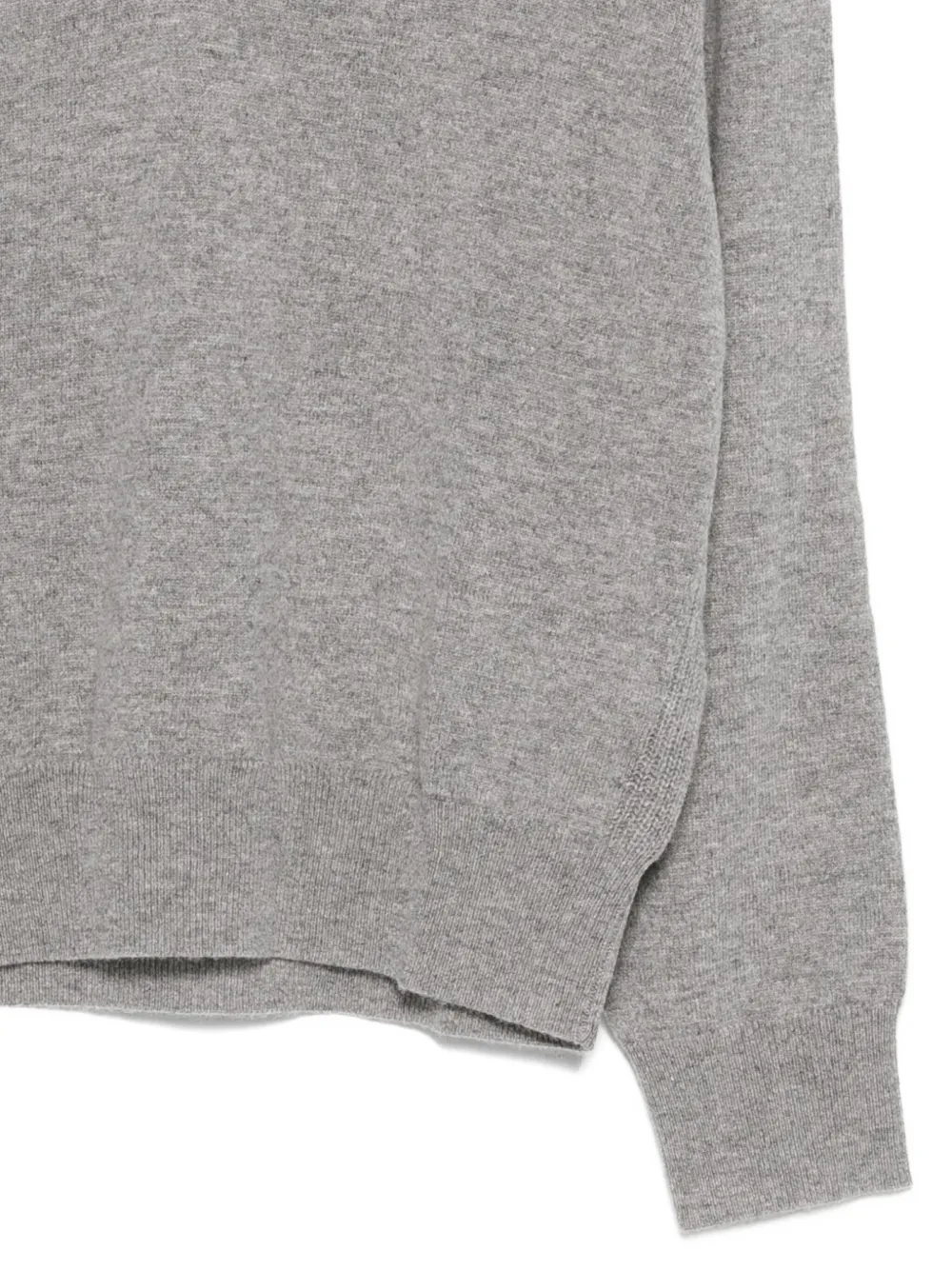 Semicouture V-neck Sweater In Gray