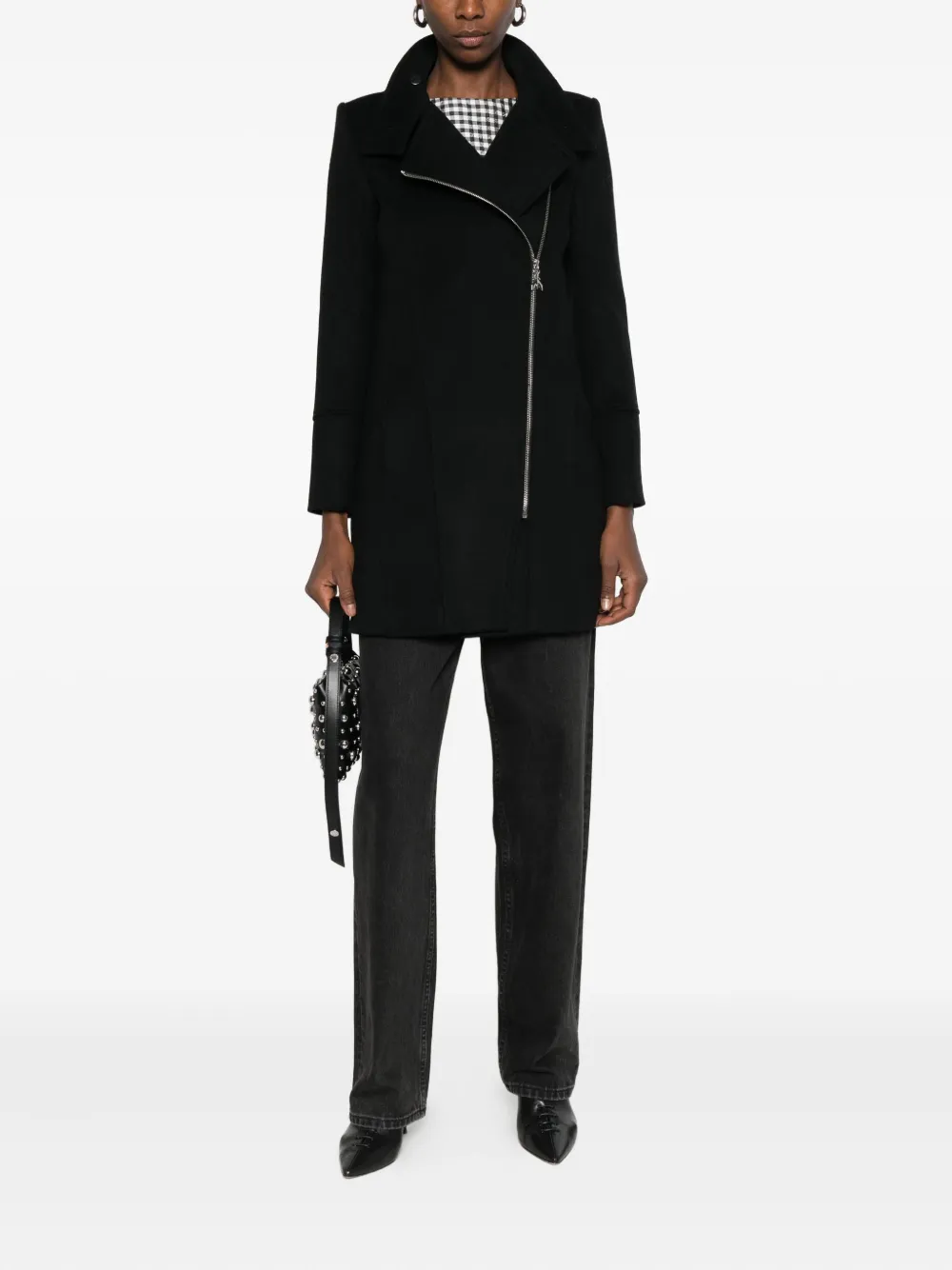 Patrizia Pepe zip-up coat | Double Breasted & Peacoats | Image 2