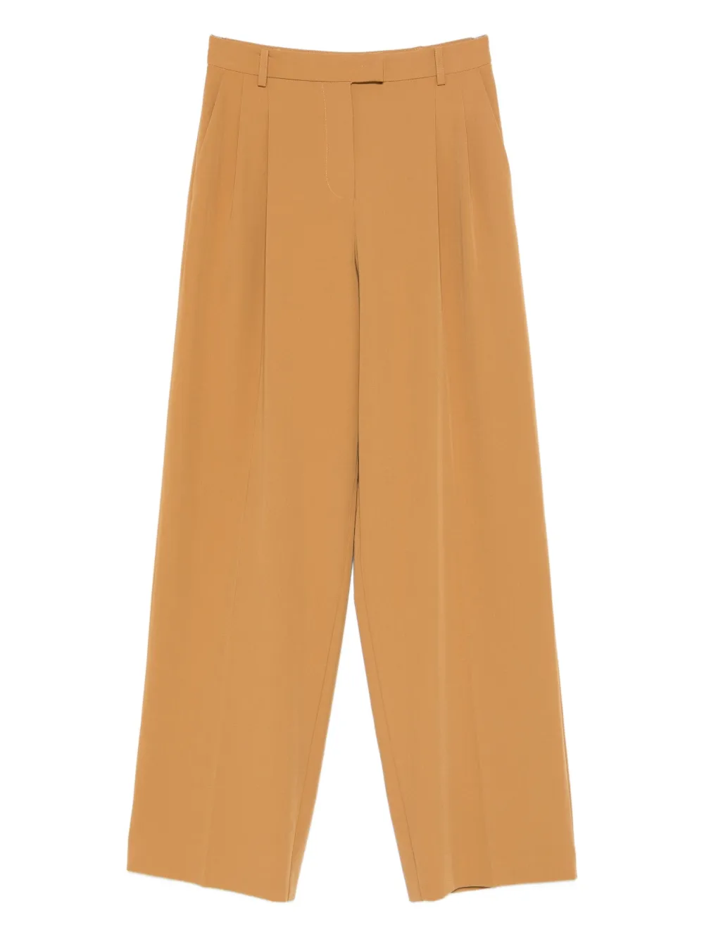 Patrizia Pepe Pleated Trousers In Neutral