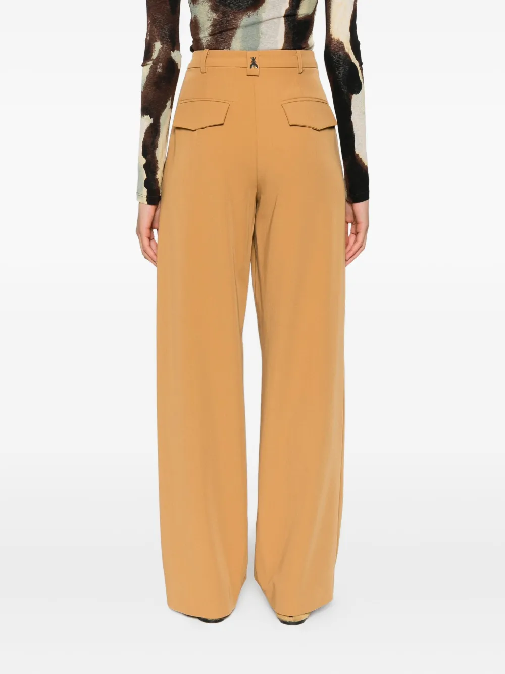 Patrizia Pepe Pleated Trousers In Neutral