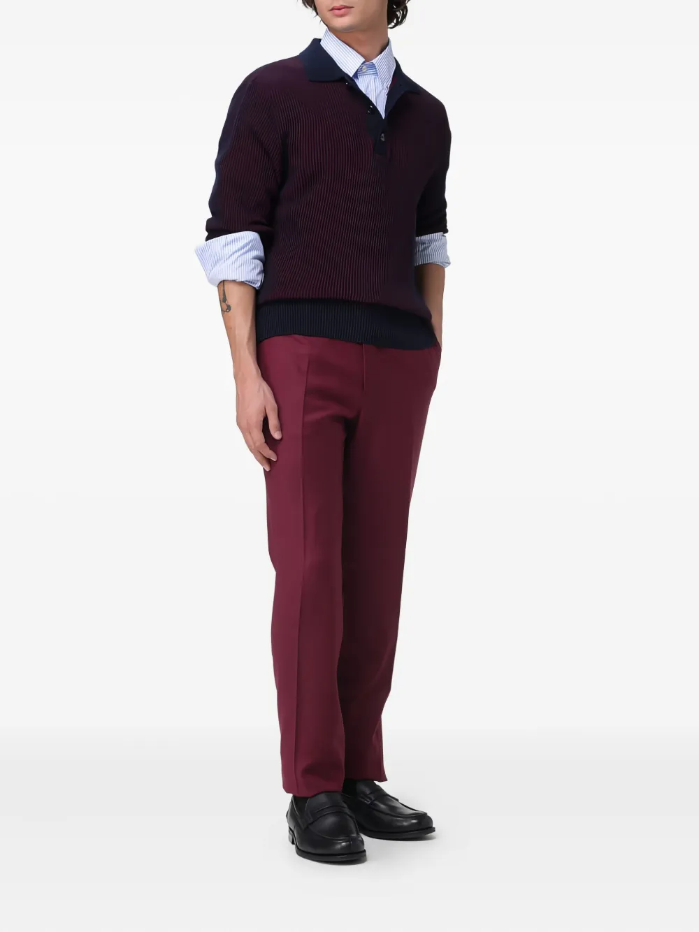 ETRO button trousers - Rood