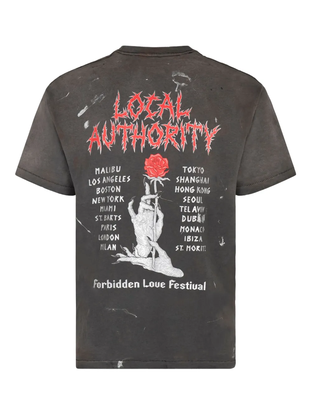 Local Authority playera con estampado gráfico | Playeras | Image 2