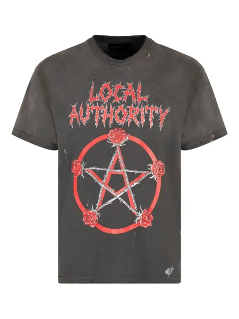 Local Authority graphic-printed cotton T-shirt