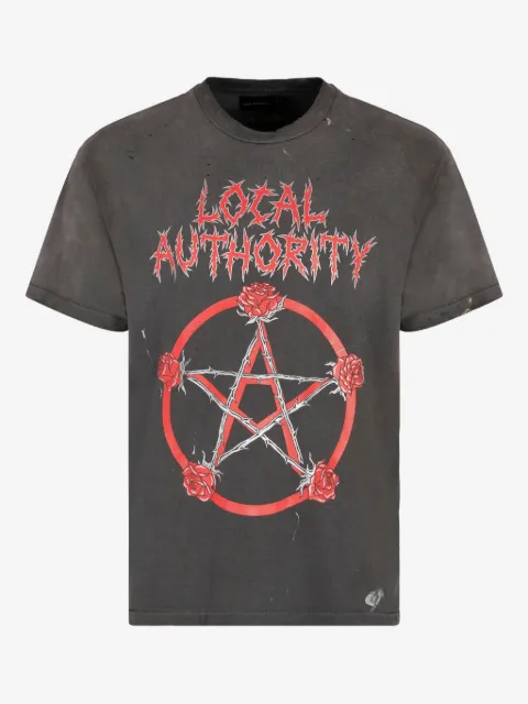 Local Authority graphic-printed cotton T-shirt