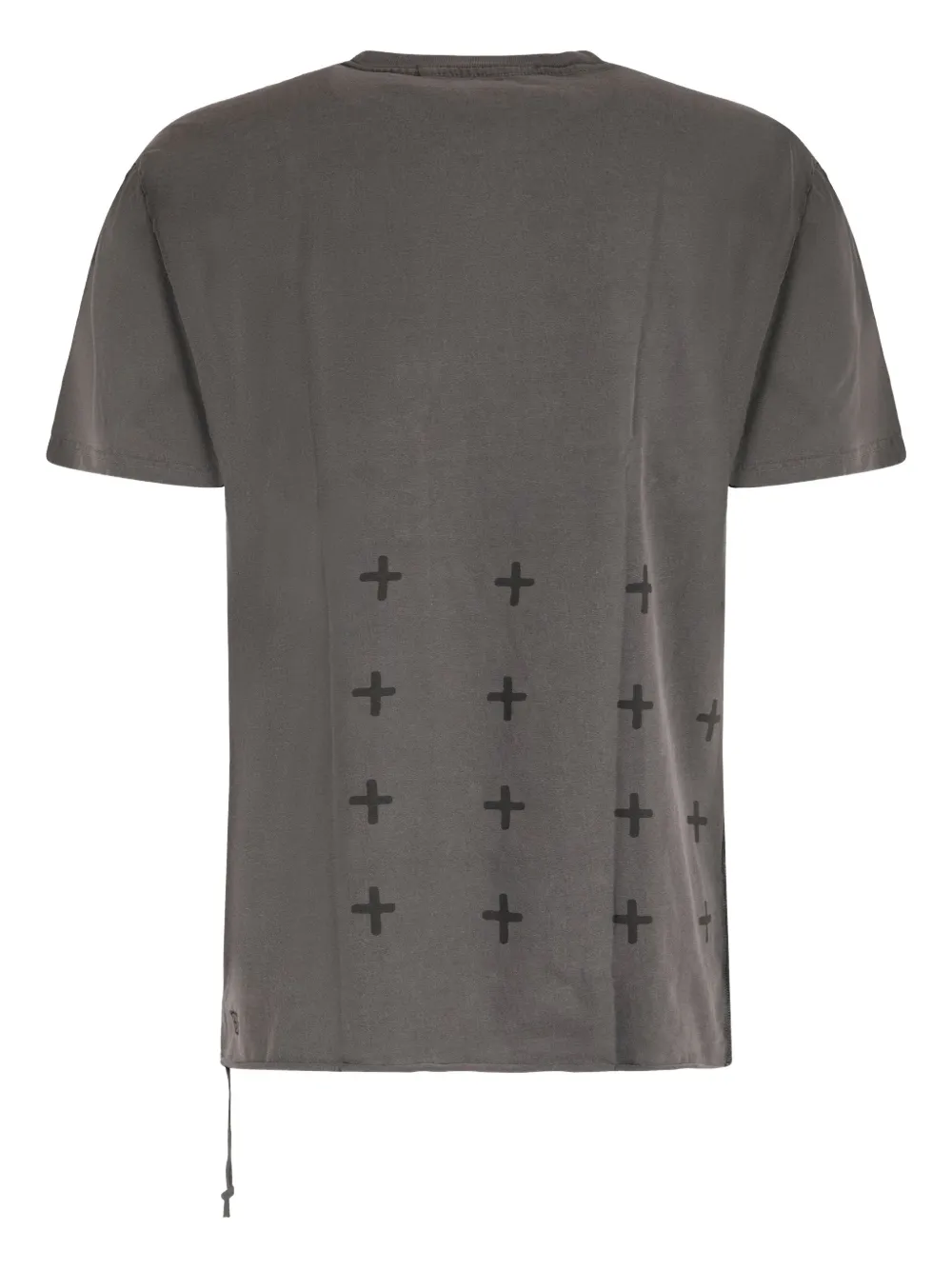 Ksubi crew-neck printed T-shirt - Grijs