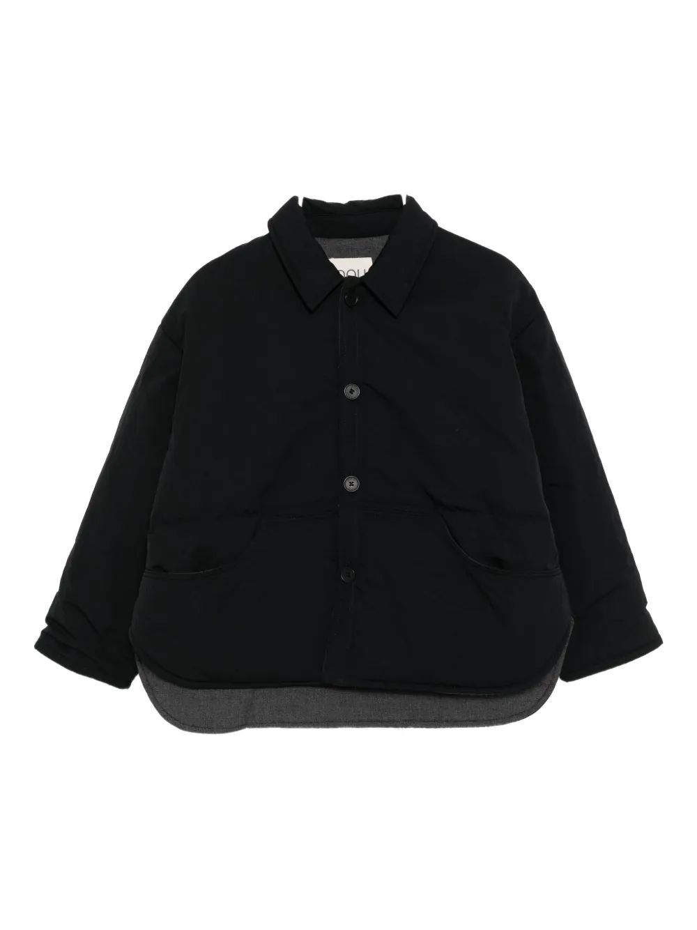 Douuod Kids logo-print jacket - Nero