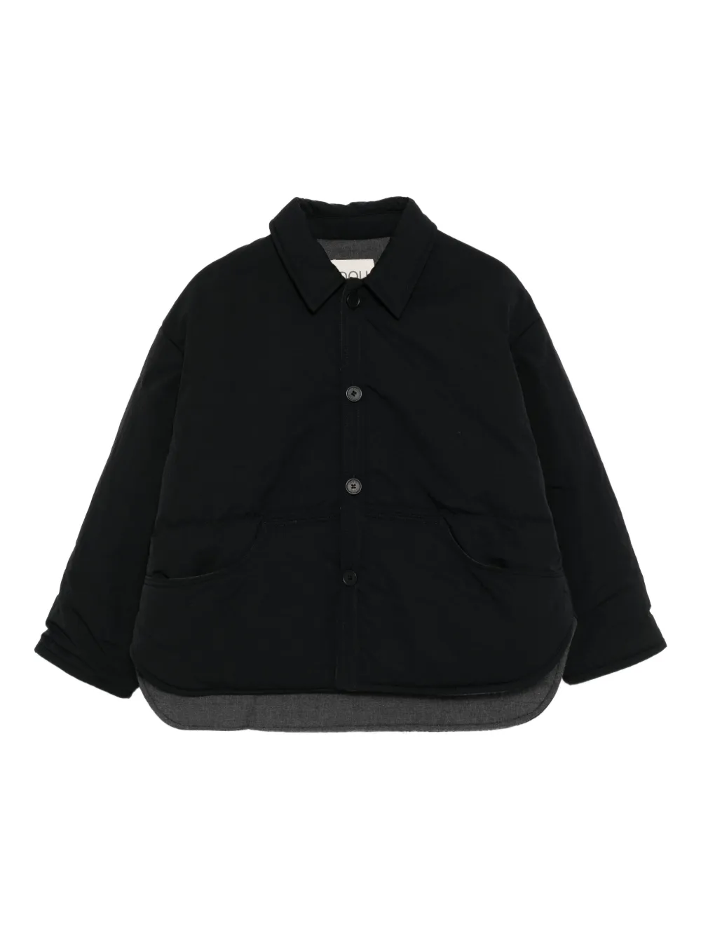 Douuod Kids logo-print jacket - Nero