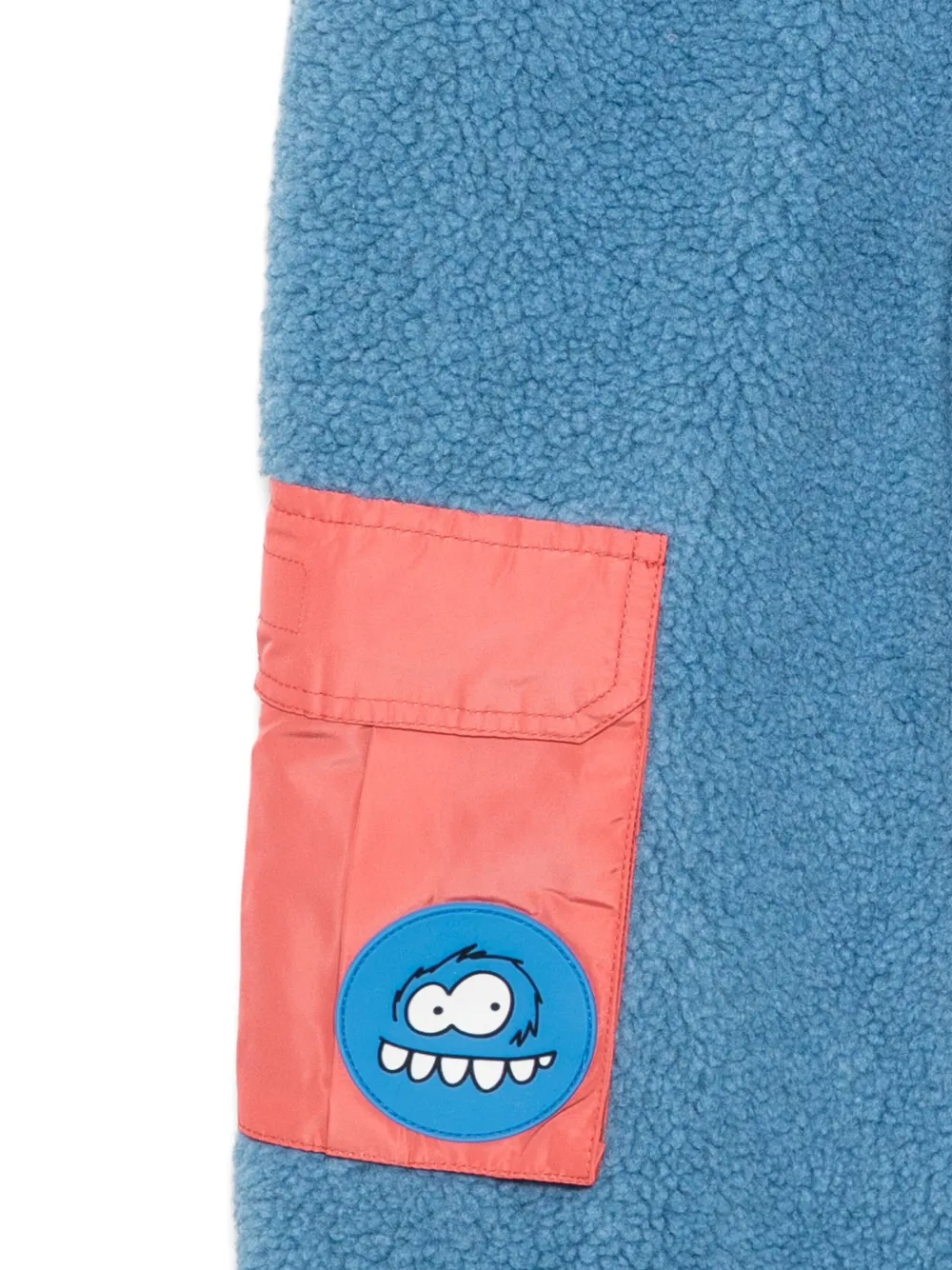 Stella McCartney Kids Broek met monsterpatch Blauw