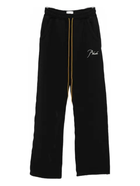 RHUDE Pantaloni sportivi con logo ricamato