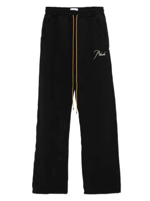RHUDE logo-embroidered track pants