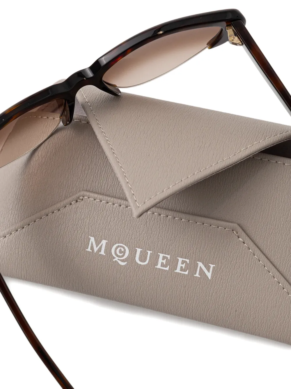 Alexander McQueen Eyewear tinted-lenses sunglasses - Bruin