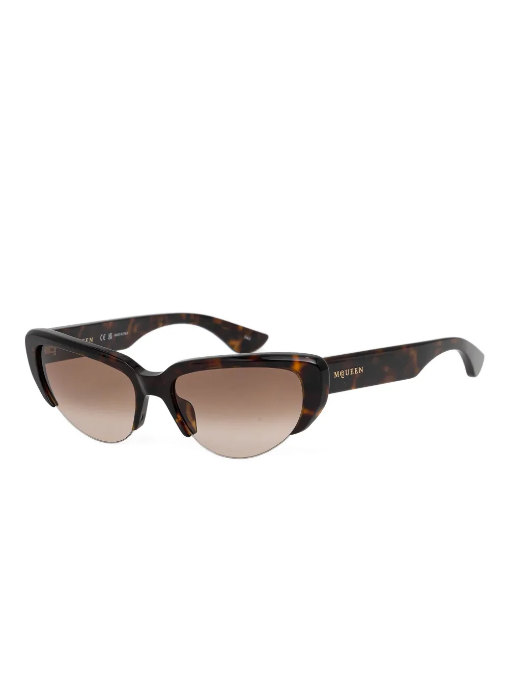 Alexander McQueen Eyewear tinted-lenses sunglasses - Marrone