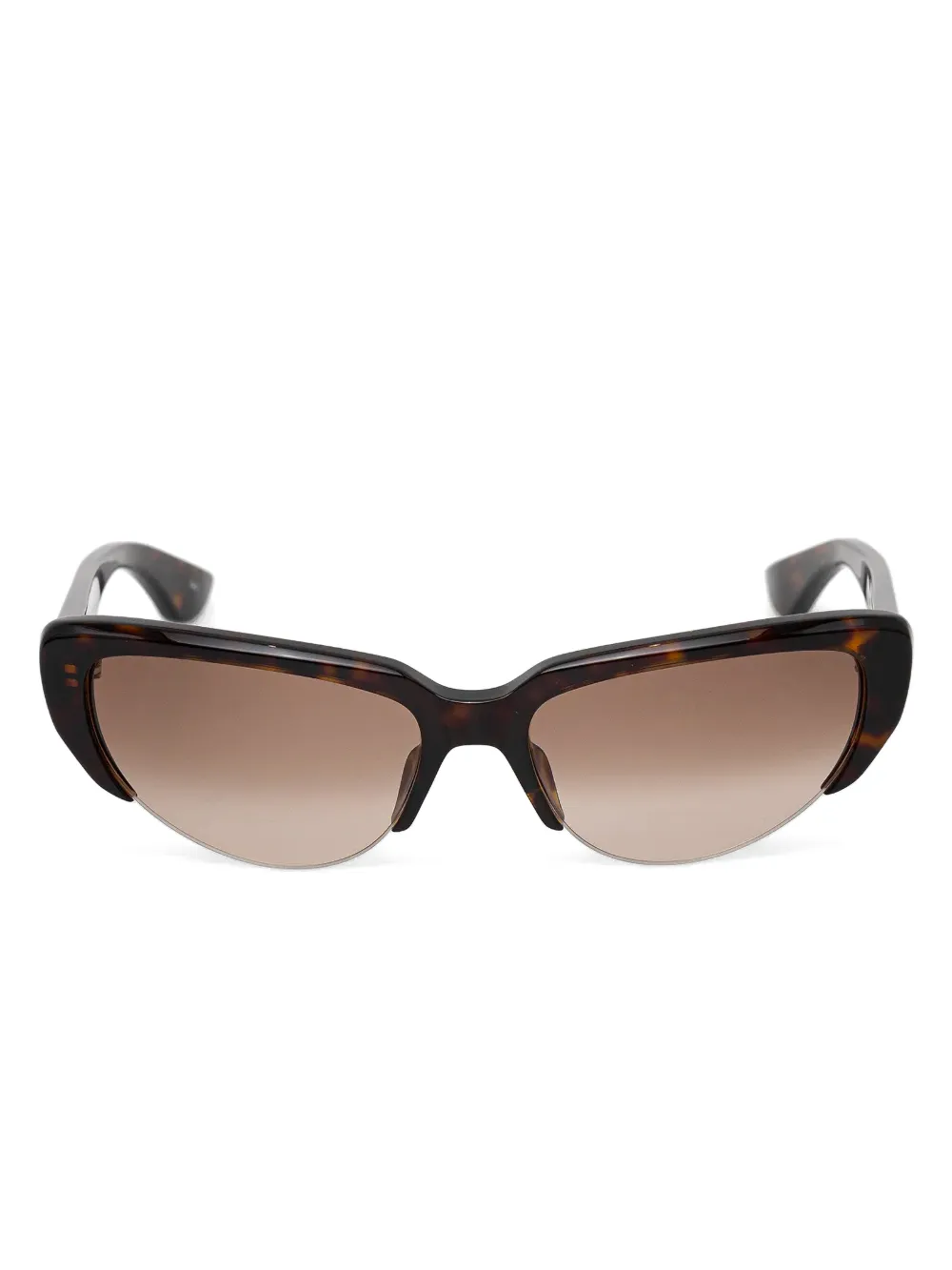 Alexander McQueen Eyewear tinted-lenses sunglasses – Brown