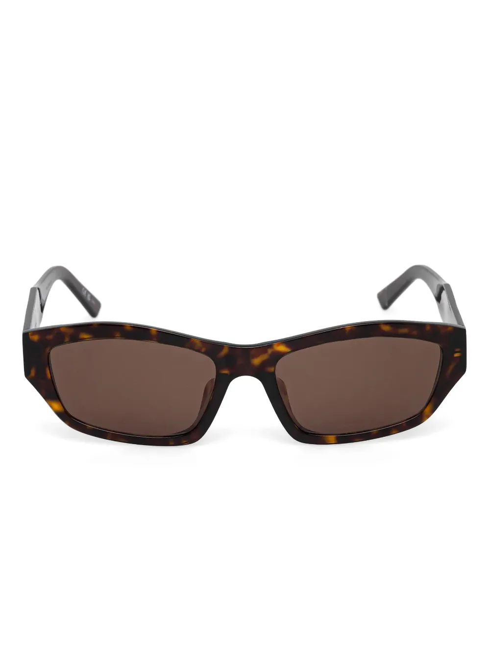 Balenciaga Eyewear logo-detail sunglasses - Braun