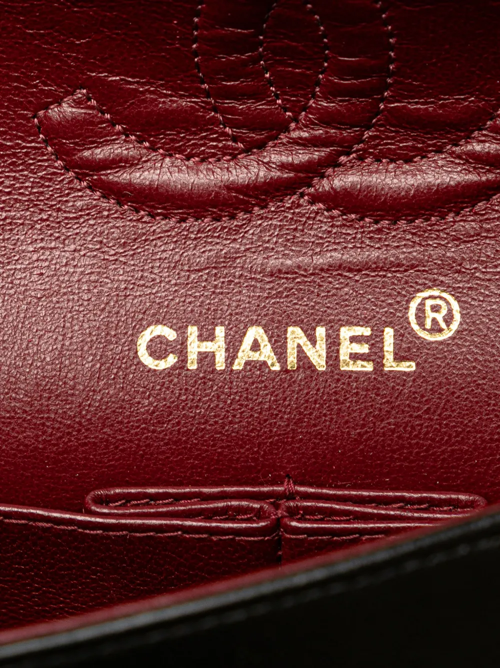 Pre-owned Chanel 1991-1994 Small Classic Lambskin Double Flap Shoulder Bag In Black