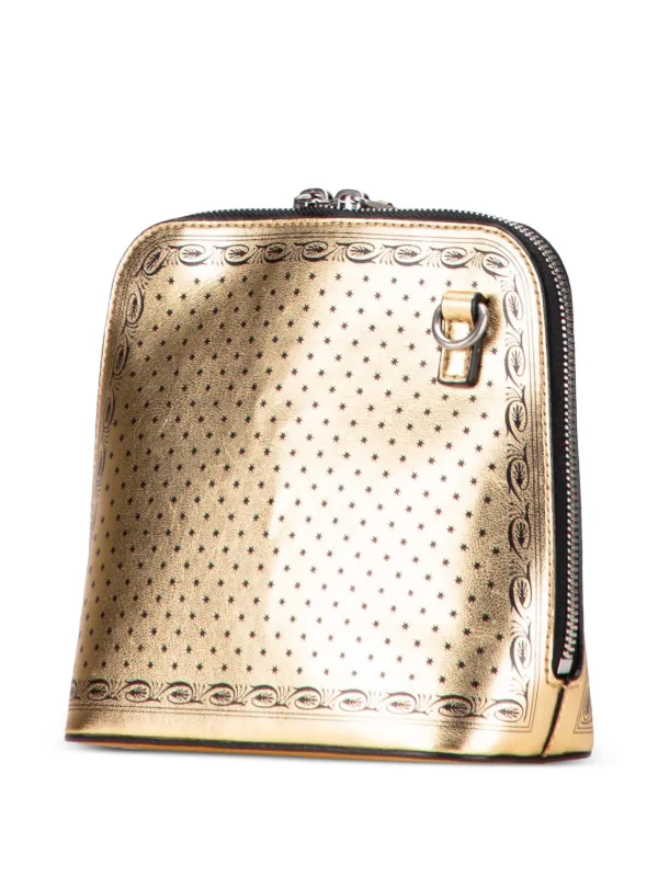 Gucci Pre-Owned 2016-2025 Mini Calfskin Guccy Sega Crossbody Bag