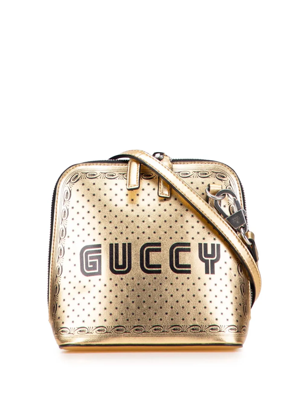 Gucci Pre-Owned 2016-2025 Mini Calfskin Guccy Sega crossbody bag - Oro