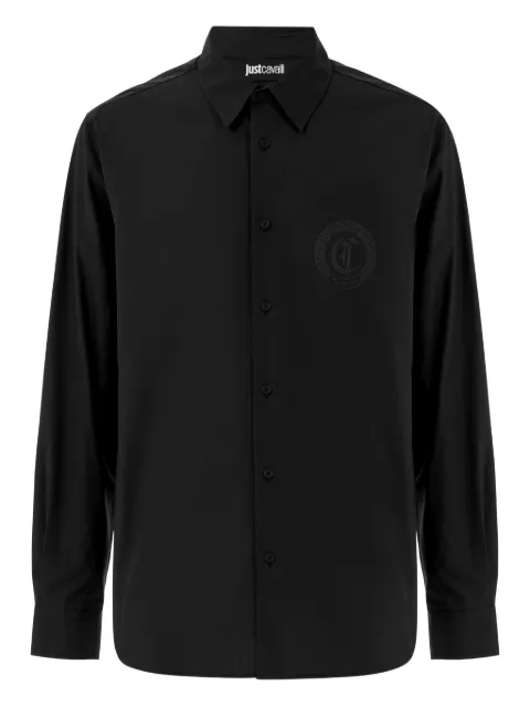 Just Cavalli camisa con emblema del logo