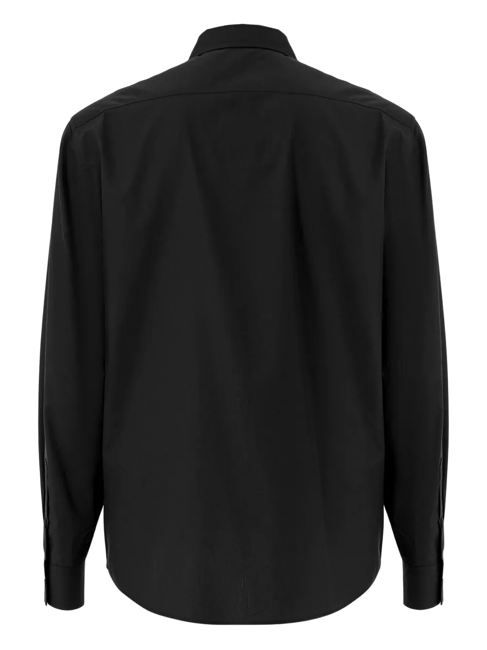 Just Cavalli logo-emblem long-sleeve shirt - Zwart