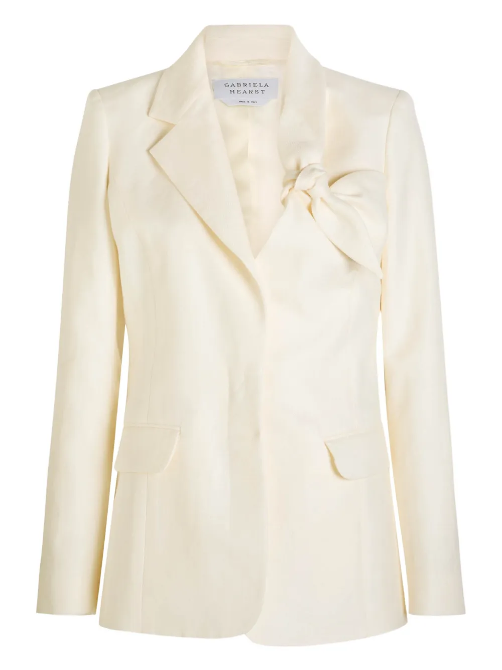 Gabriela Hearst Oslo linen blazer - Nude