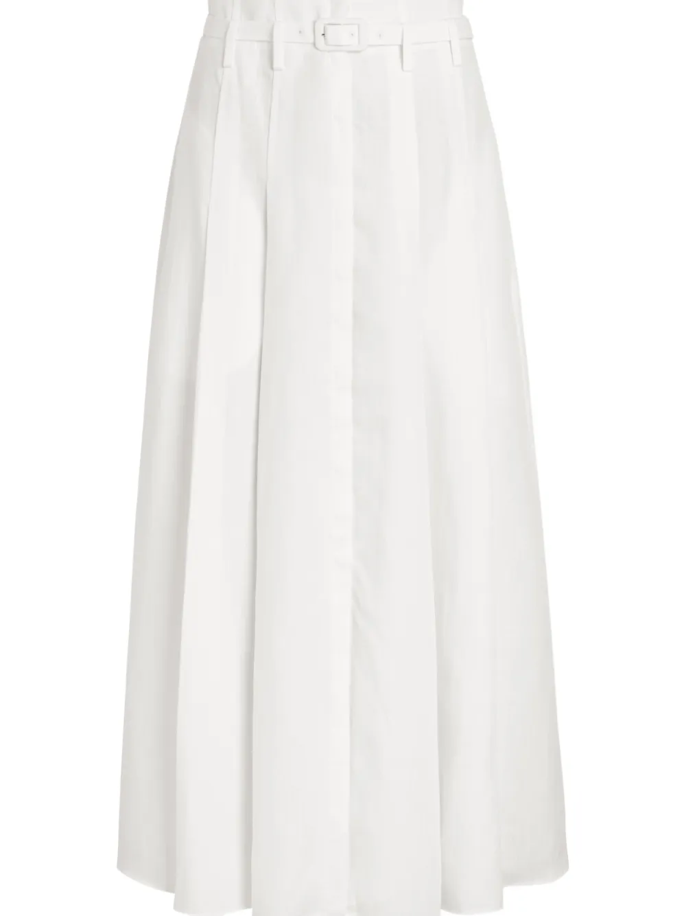 Gabriela Hearst Dugald pleated maxi skirt - Wit