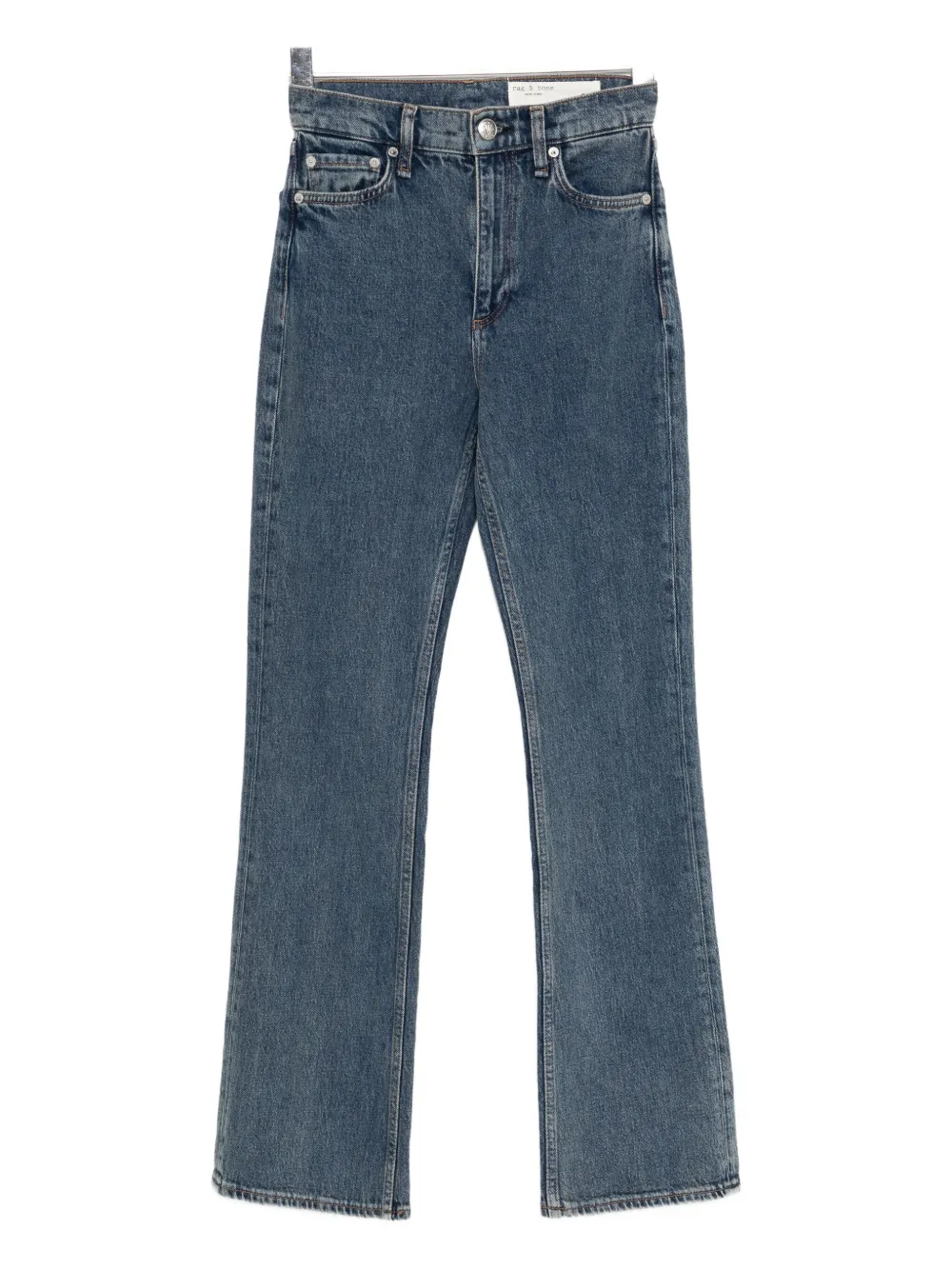 Rag & Bone Peyton High-rise Bootcut Jeans In Blue