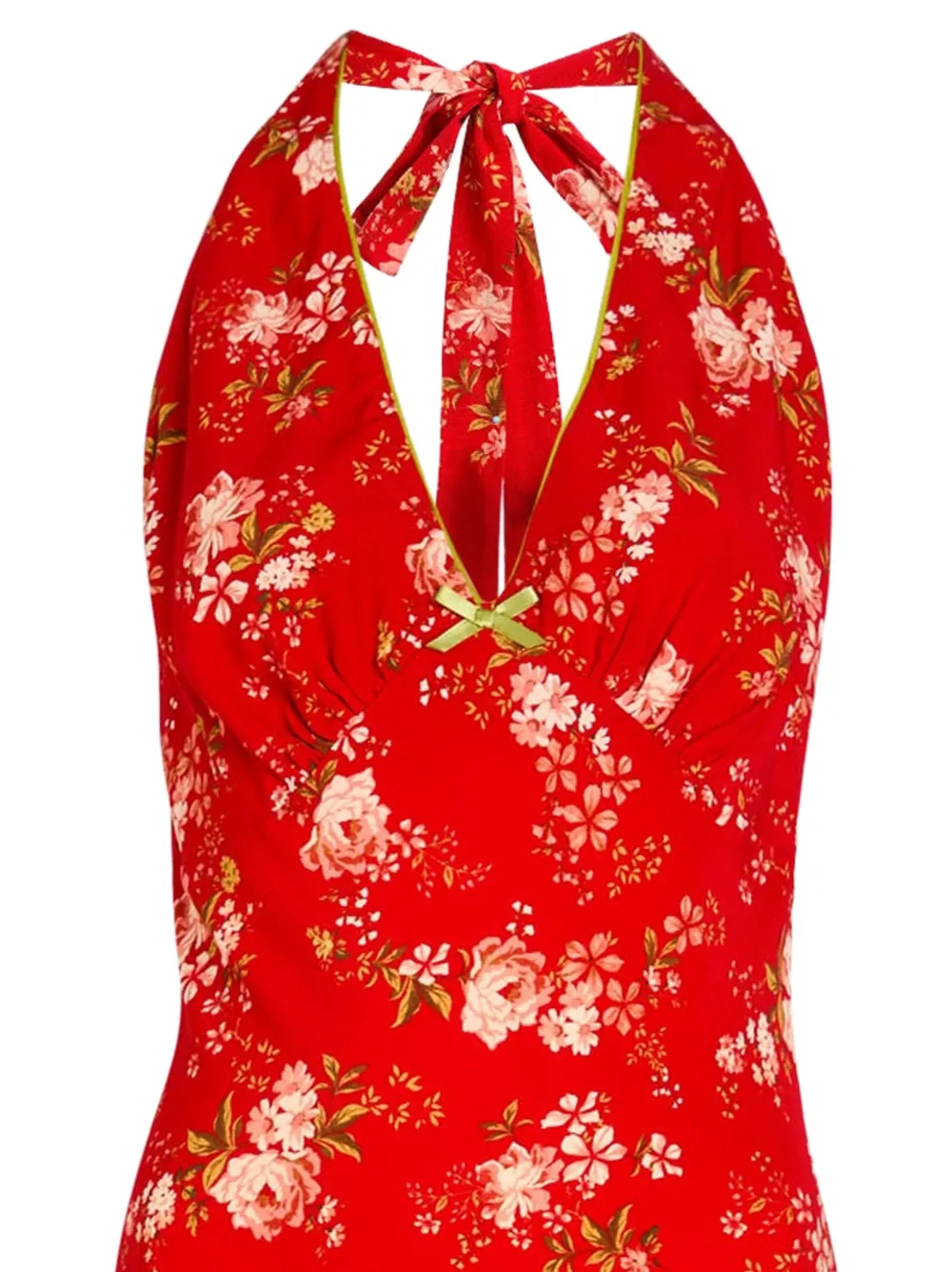  Never Fully Dressed Floral-print Maxi Dress - Red 
