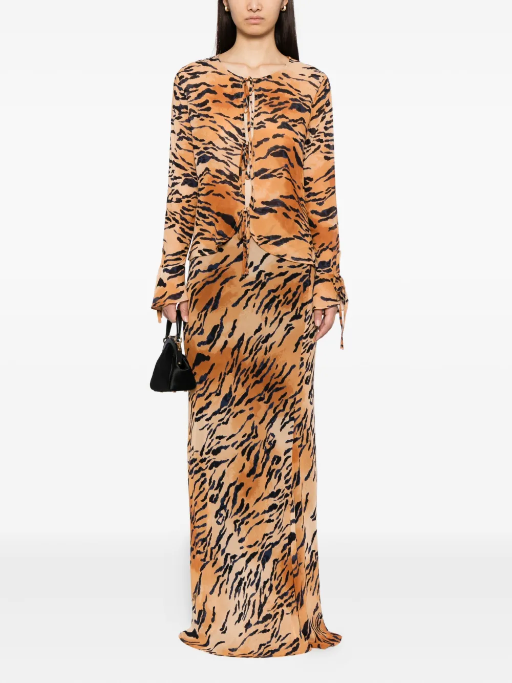 NEVER FULLY DRESSED Dorris skirt - Oranje