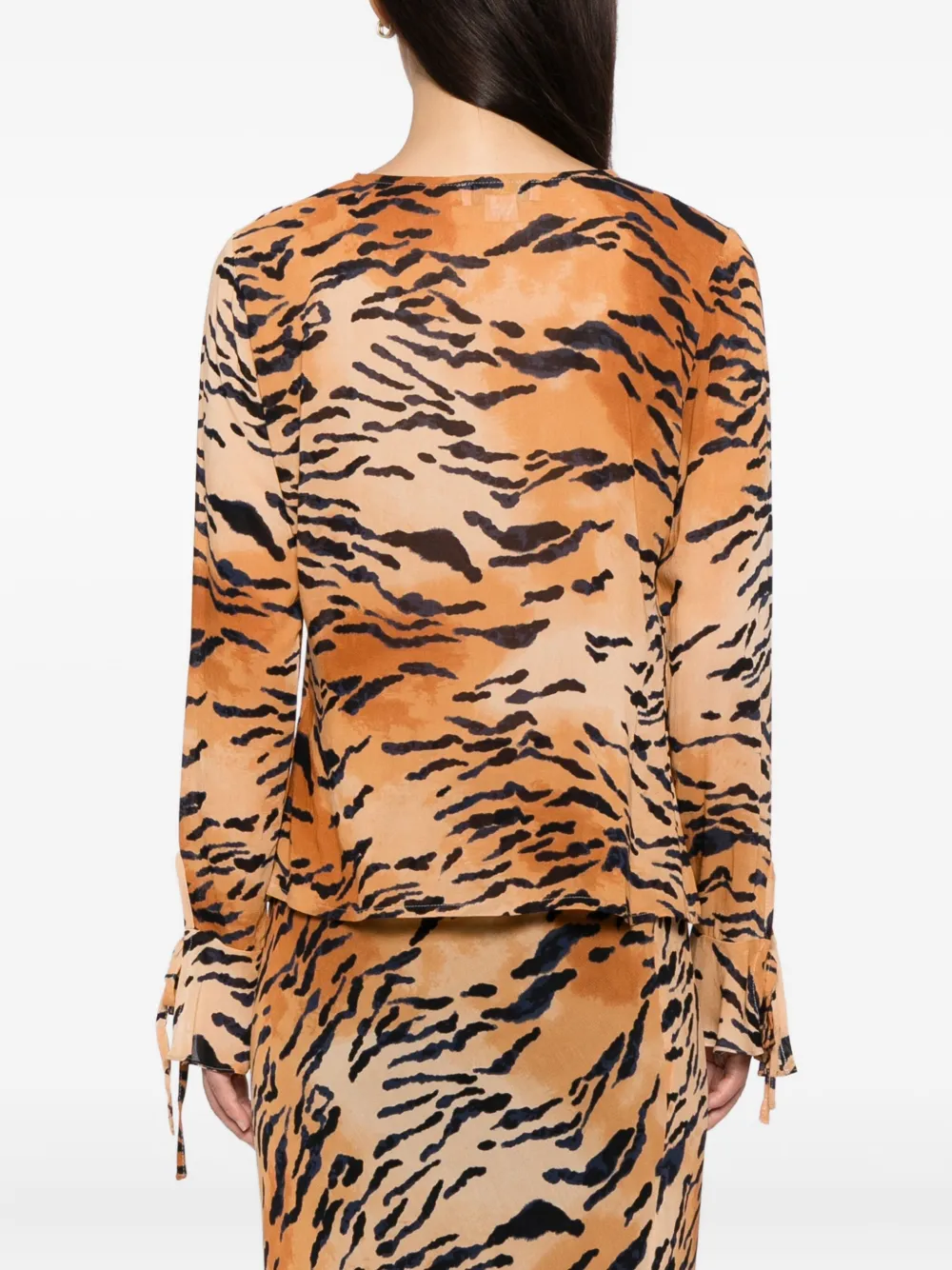 NEVER FULLY DRESSED Animal Cail top Oranje