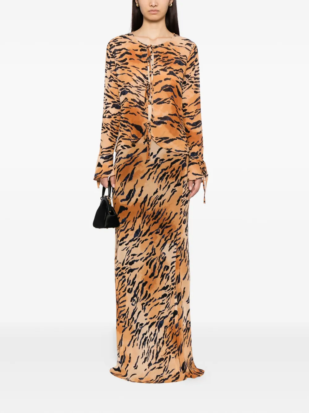 NEVER FULLY DRESSED Animal Cail top - Oranje