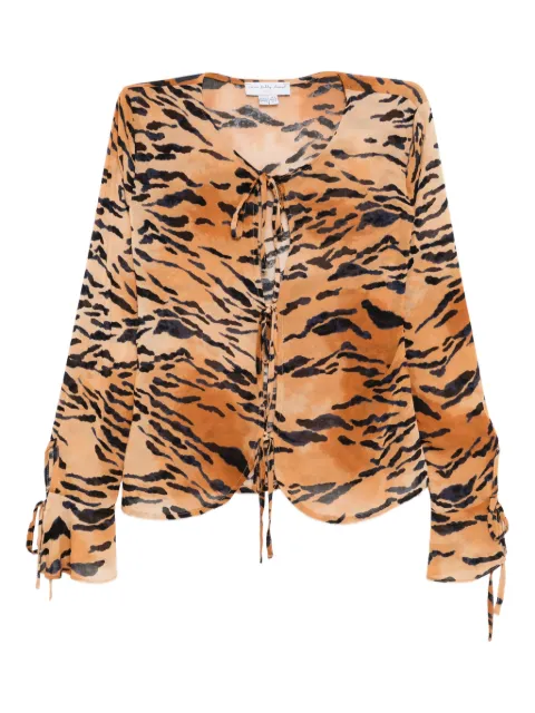 NEVER FULLY DRESSED Animal Cail top