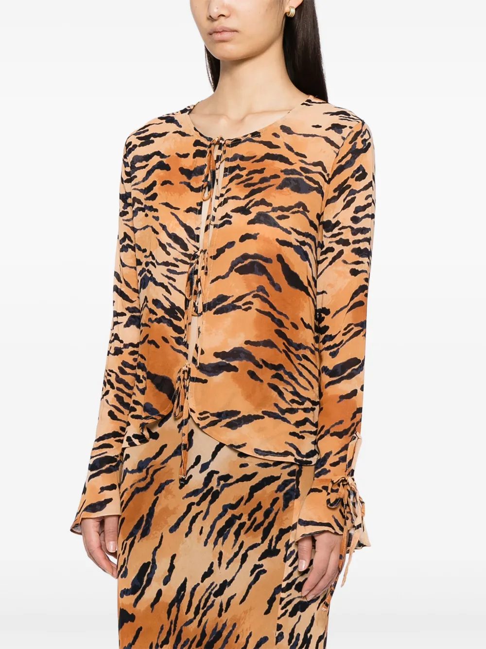  Never Fully Dressed Animal Cail Top - Orange 