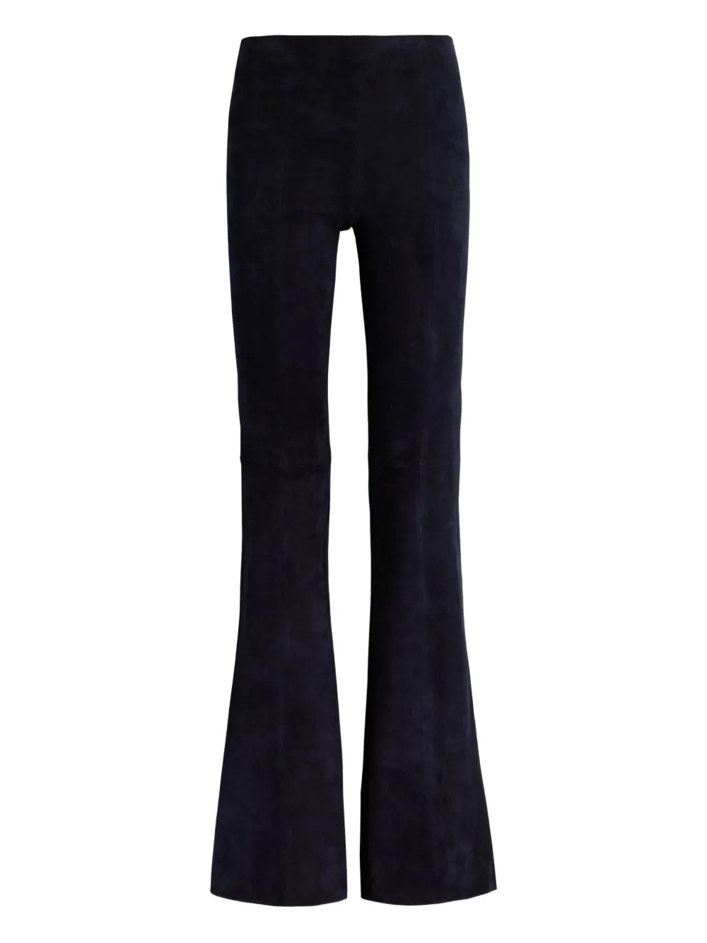 Stouls flared leather trousers - Blau