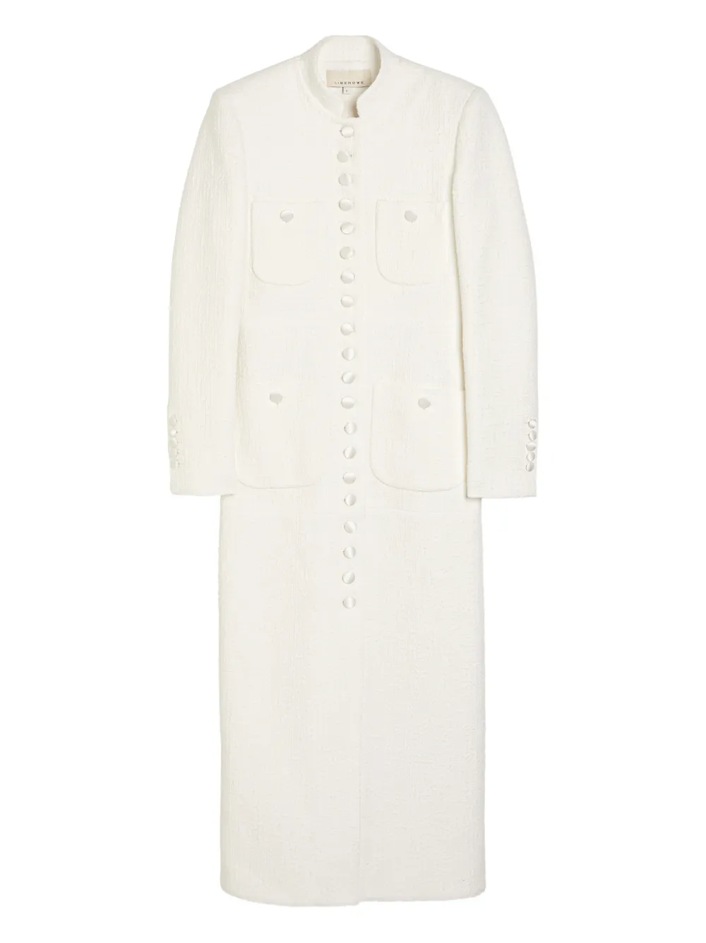 LIBEROWE Imperial single-breasted coat - White