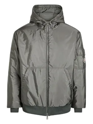 Moncler Kounde Camouflage Hooded Jacket | Green | FARFETCH SG