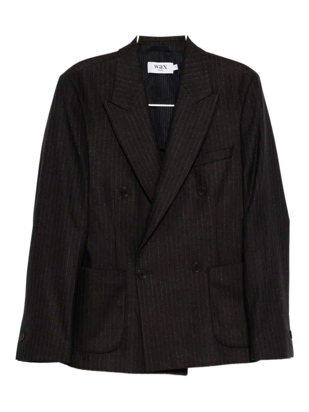 Wax London WAX VEGO DB STR BLAZER | Brown | Image 1