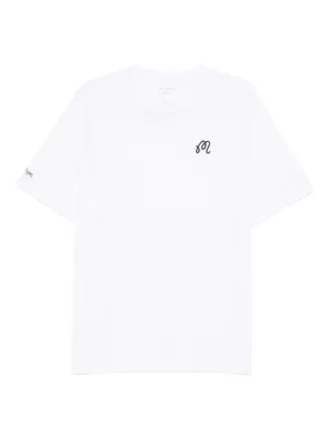 Maison Labiche croissant-embroidered T-shirt | White | FARFETCH