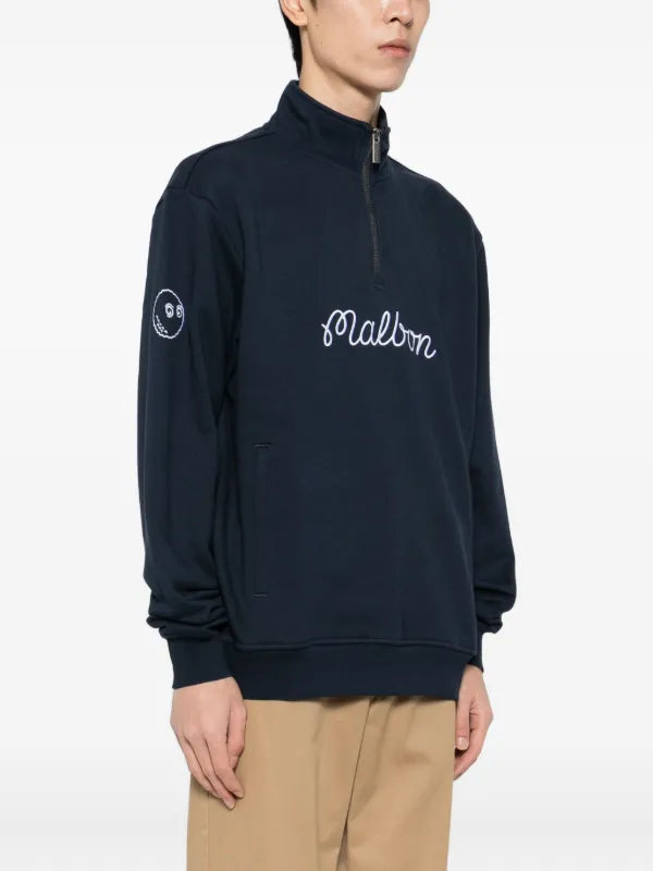 Malbon Golf Collegiate Sweatshirt | Blue | FARFETCH