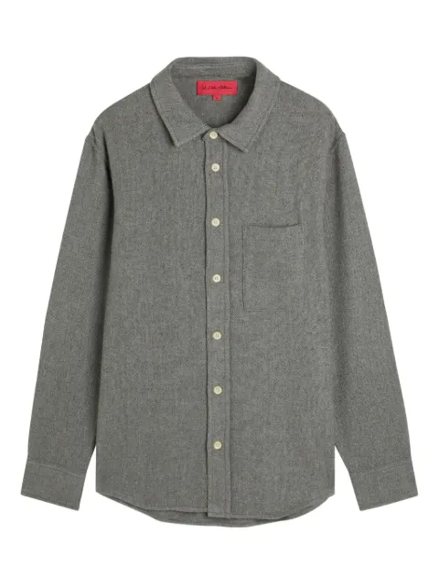 The Elder Statesman button woven overshirt