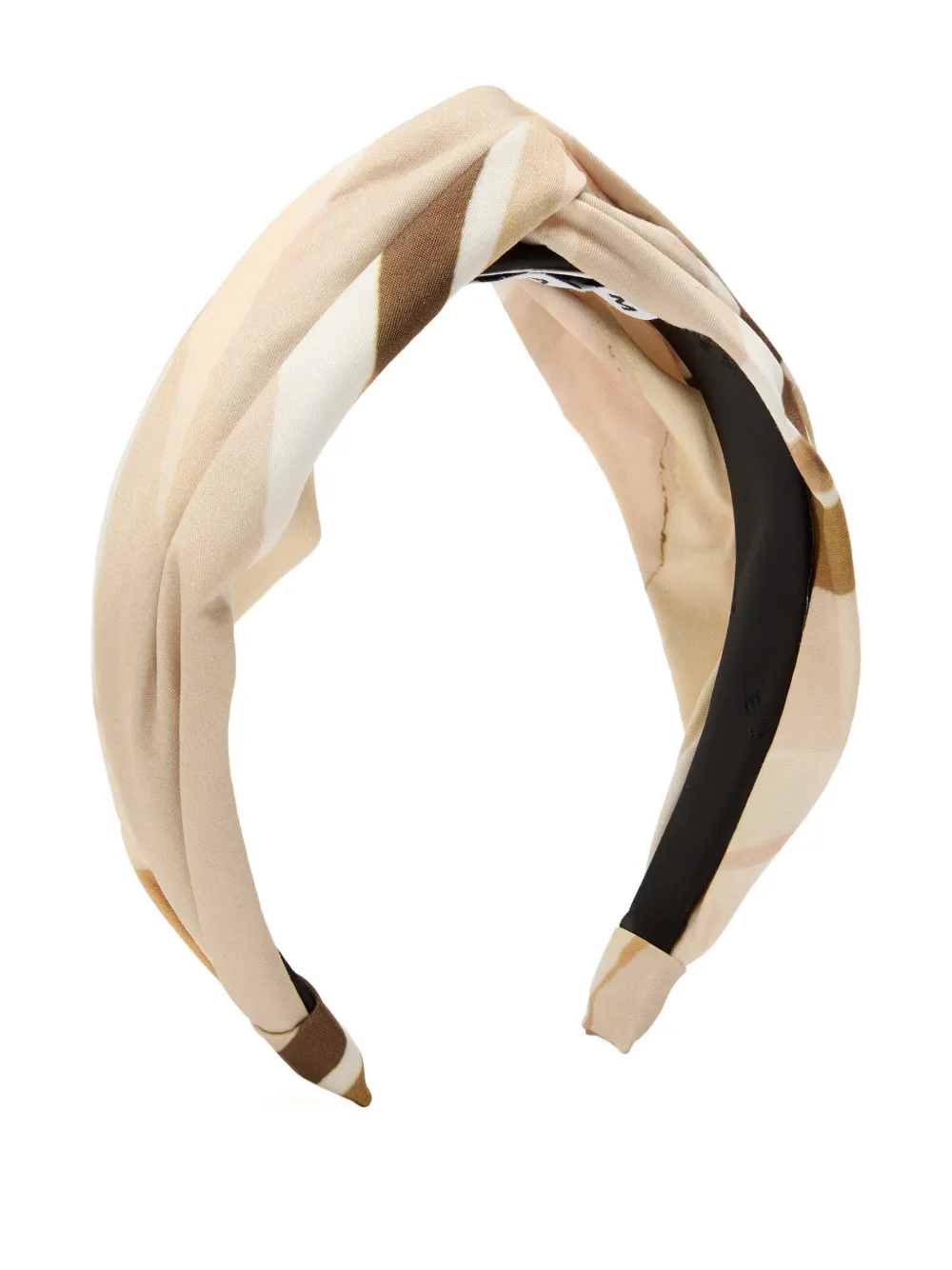 Eugenia Kim striped knotted headband - Nude