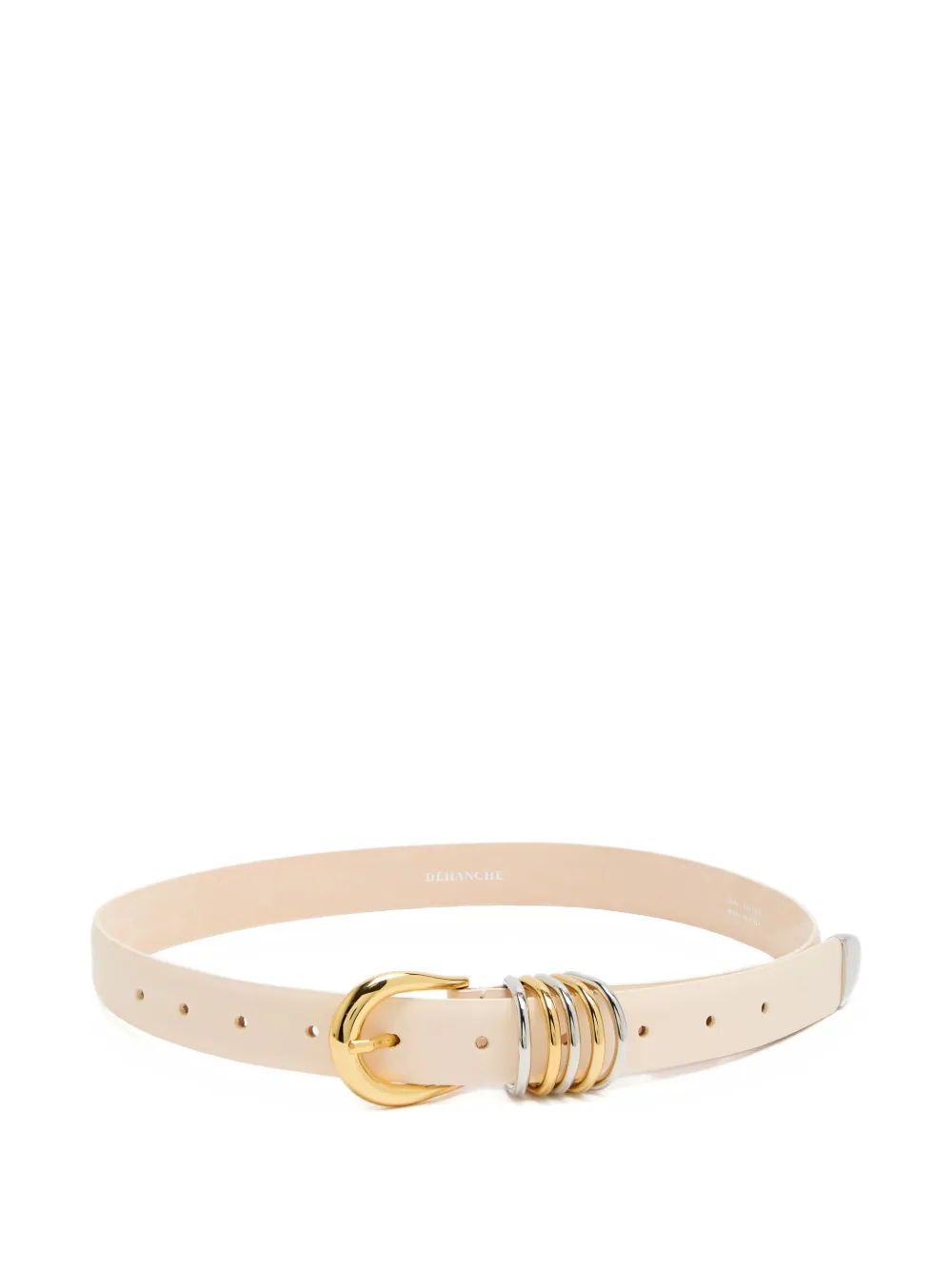 Déhanche ring buckle hollyhock belt - Toni neutri