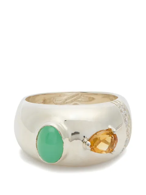 Legier Bubble cabochon multi-stone ring