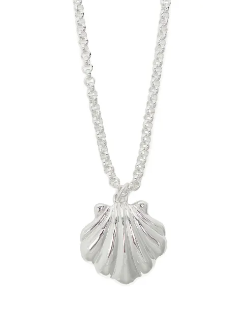 Timeless Pearly shell chain necklace